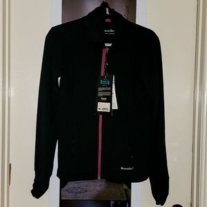 Moose Jaw nwt black Elle yoga jacket M thumbholes